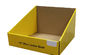 Желтый цвет бумаги с покрытием глины коробок дисплея Лито КМИК напечатанный таможней